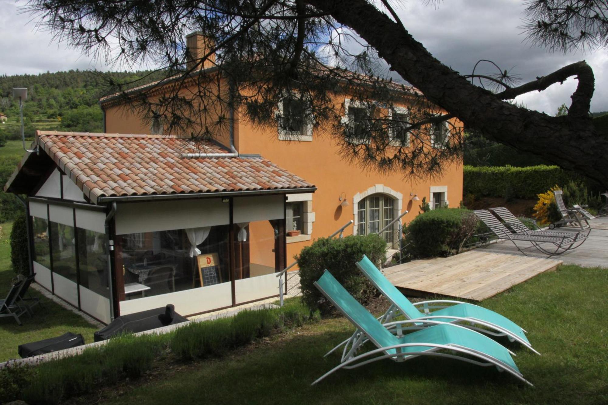 Saint-Félicien La Bastide De Fontaille Bed & Breakfast エクステリア 写真